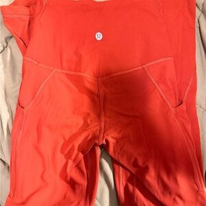 lululemon athletica Red clay Leggings